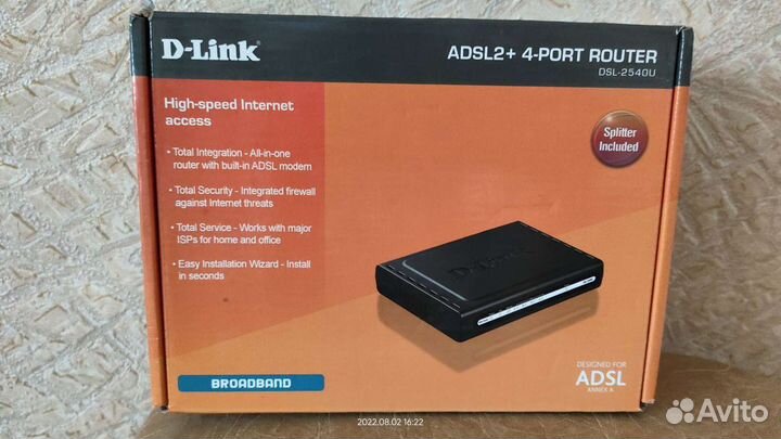 D-link dsl-2540u, dap-1150