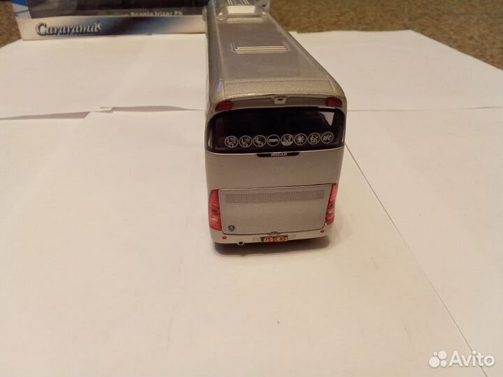 Автобус лайнер туристический scania 1/50 Карарама