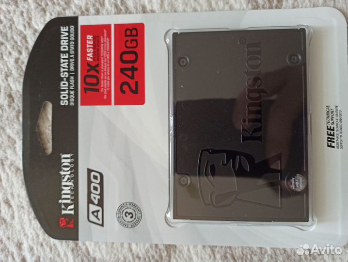 SSD накопитель Kingston A400 240гб, 2.5