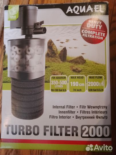 Фильтр для аквариума aquael turbo filter 2000