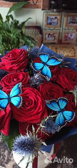 Букет с бабочками