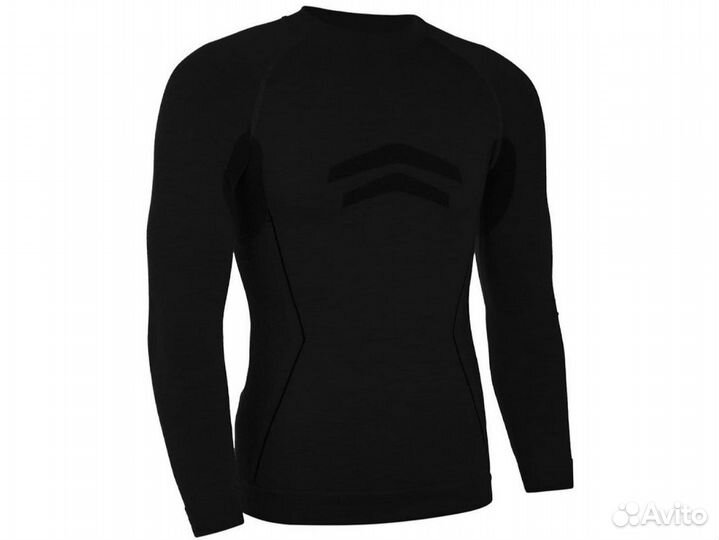 Термобелье кофта freenord merino tech, черный