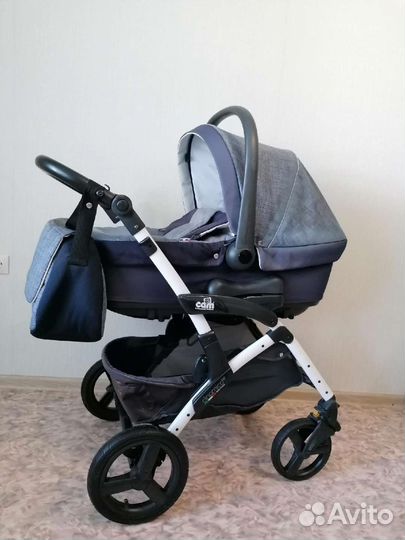 Коляска 3в1 Cam Dinamico Up (Италия/джинса)