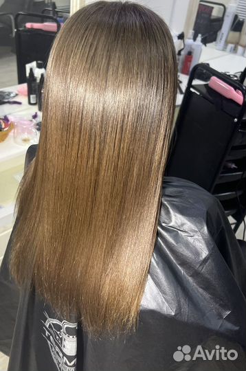 Кератиновое выпрямление