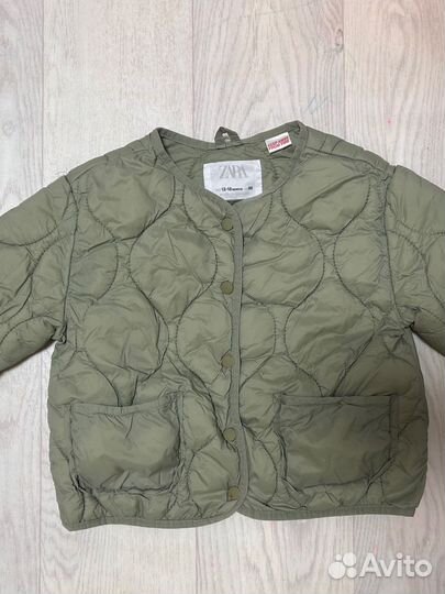 Zara куртка детская 86