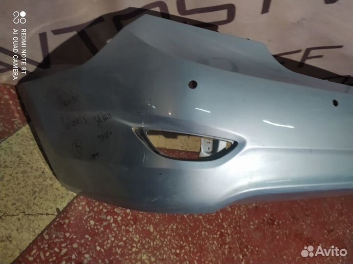 Бампер задний Hyundai Solaris 1 до рестайлинг