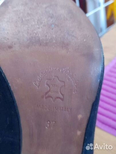 Туфли женские 37 размер натуральная кожа Италия
