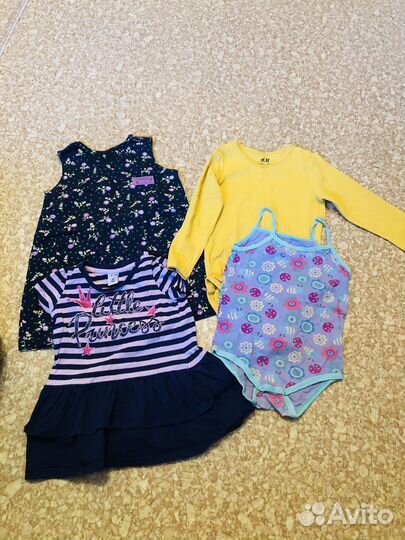 Вещи пакетом для девочки 80