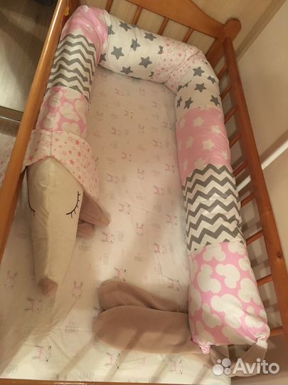 Подушка для беременных/бортик в кроватку