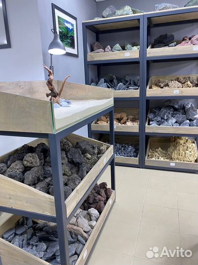 Коряги и камни для аквариума, лава, пропант