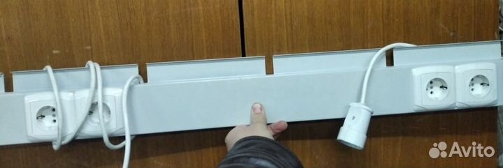 Удлинитель, 4 внутренние, закрытые розетки