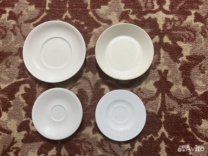 Чайные блюдца наьорами по 6шт