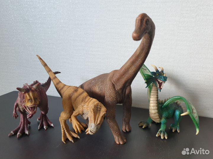 Коллекционные фигурки динозавров, дракона schleich