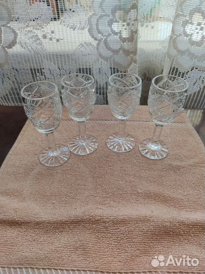 Фужеры хрустальные СССР