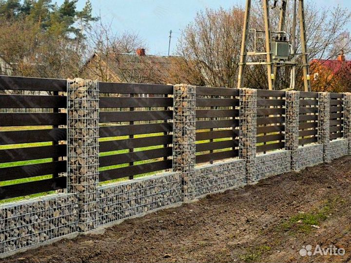 Забор Ранчо металлический