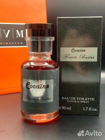 Духи мужские кокаин 50мл Дубай