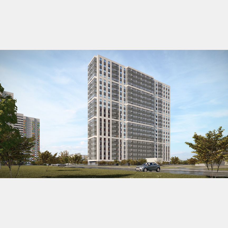 1-к. квартира, 32,2 м², 2/22 эт.