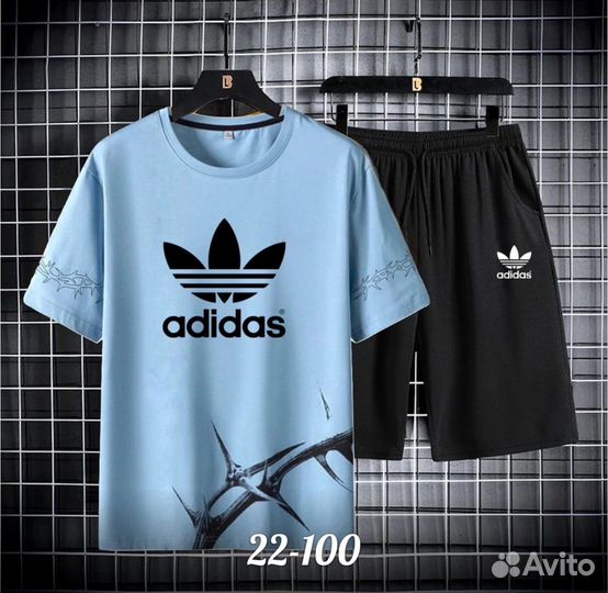 Костюм шорты и футболка adidas