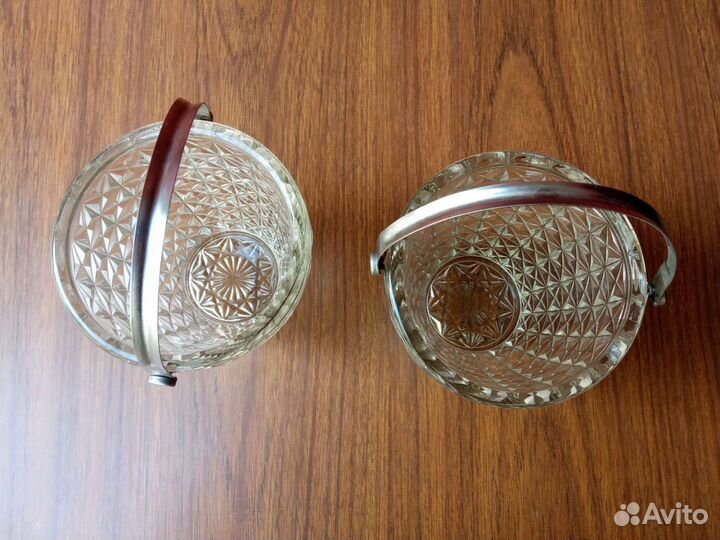 Конфетница с ручкой СССР