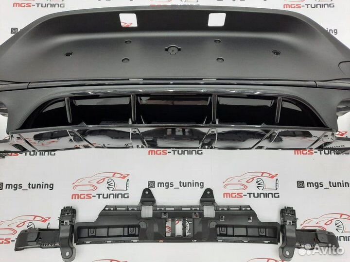 Диффузор на GLC-Coupe c253 рест. Стиль 63 AMG