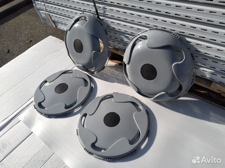 Колпаки Комплект 2 перед + 2 задних R 19.5 Серые