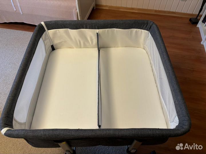 Приставная кроватка для двойни