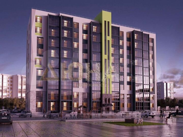 1-к. квартира, 39 м², 6/9 эт.