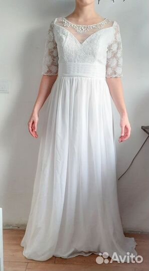 Свадебное платье 42 44 новое