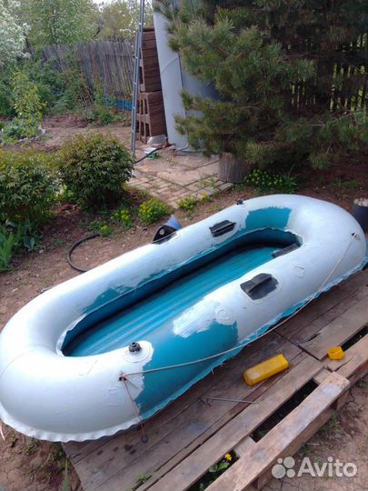 Лодка надувная резиновая бу