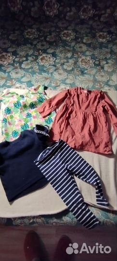 Вещи на девочку с 86 до 98 пакетом