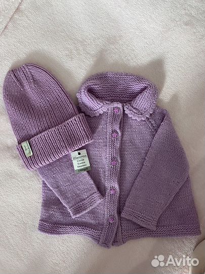 Кофта+шапка новые