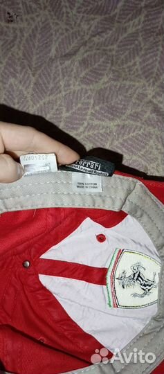 Бейсболка ferrari