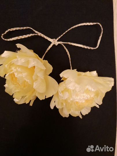 Цветы для украшения.Пришивные