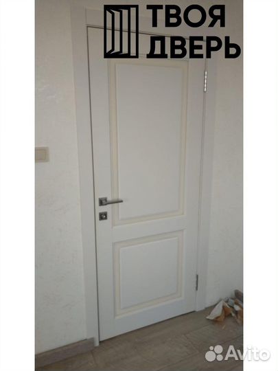 Межкомнатные двери Ллойд белый бархат