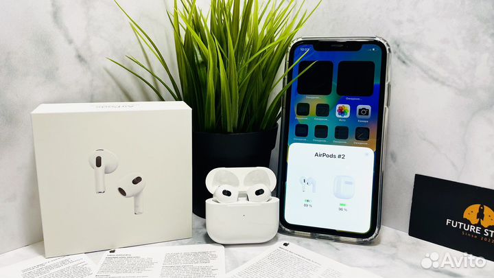 Airpods 3 (гарантия+бесплатная доставка)