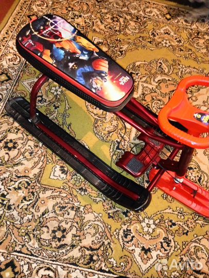 Коньки, снегокат