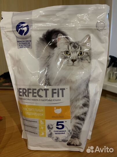 Сухой корм для котов и кошек Perfect Fit