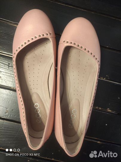 Балетки ecco 38
