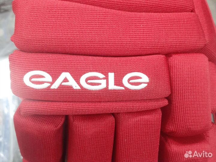 Хоккейные перчатки краги eagle talons 14 rd/wh