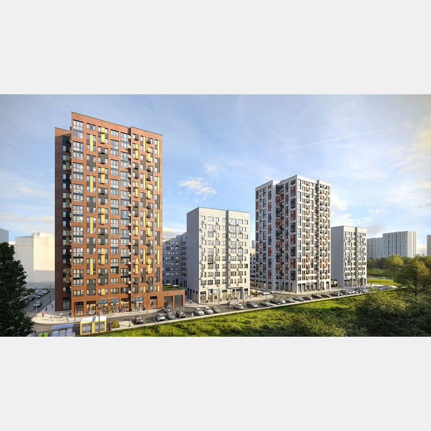 2-к. квартира, 48,5 м², 11/16 эт.