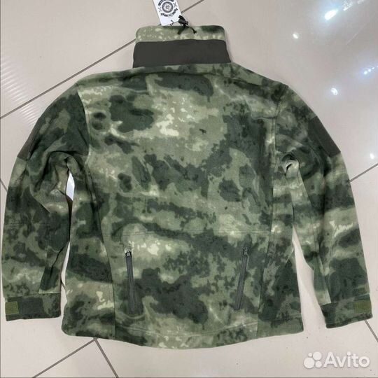 Флисовый костюм мужской военный Мох