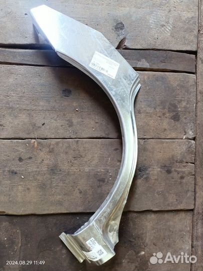 Ремвставка задних арок для hyundai accent 2