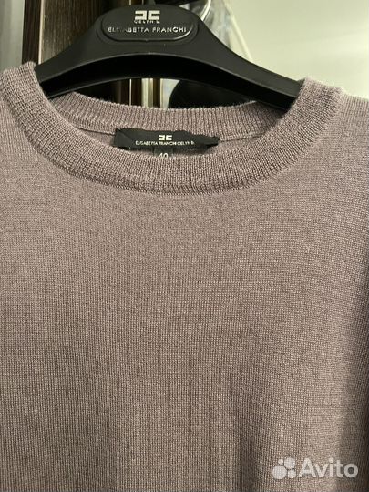 Свитер Elisabetta Franchi 40 ит шерсть 100%