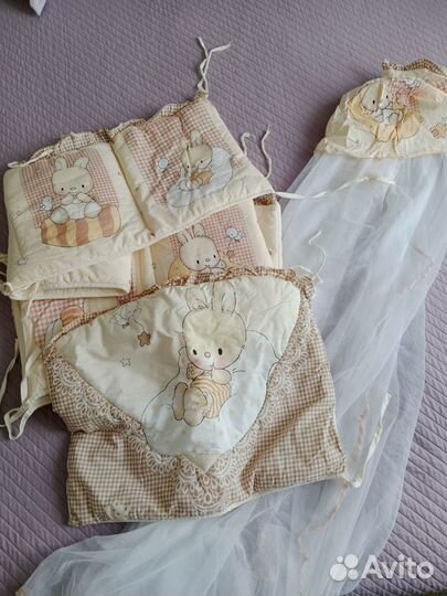 Бортики в детскую кроватку бу