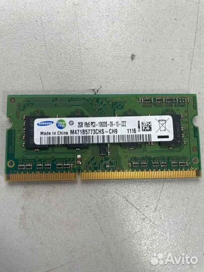 2GB DDR3 sodimm Samsung 1Rx8 PC3-10600S-9-10-ZZZ