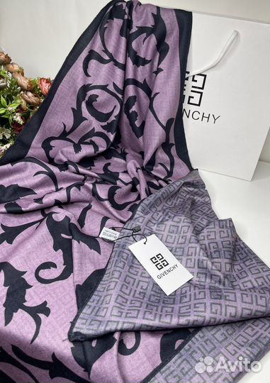 Двусторонний платок givenchy фиолетовый