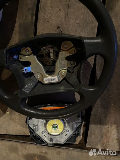 Руль на priora1 с подушкой