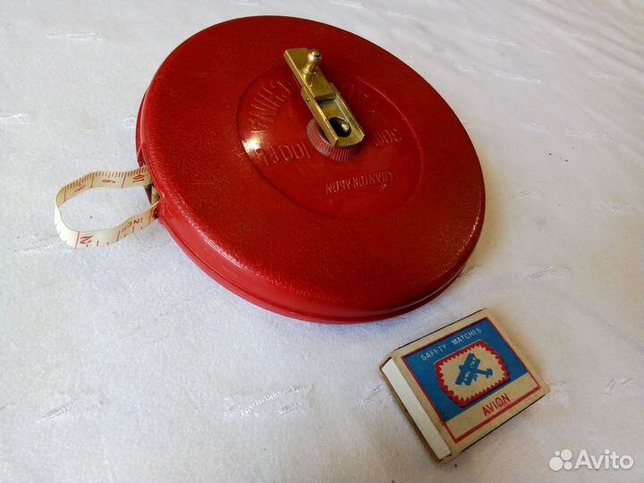 Рулетка Геодезическая GiantorAgon 30м 100 ft СССР