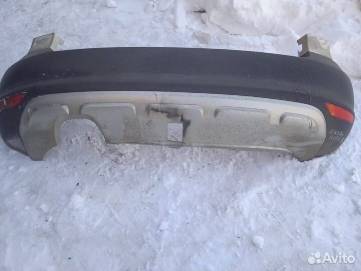 Бампер задний skoda yeti