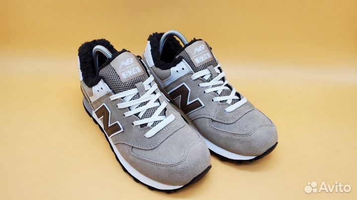 Кроссовки new balance 574 зимние